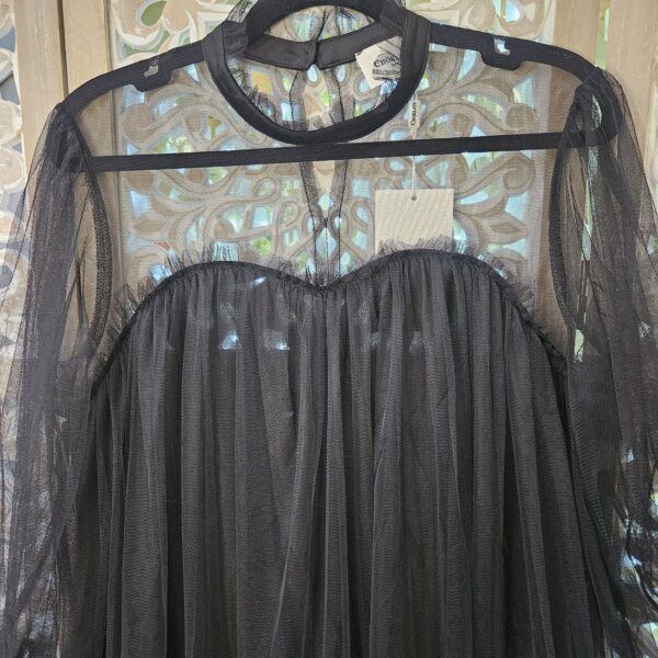 Robe courte noire en tulle Choklate – Image 14