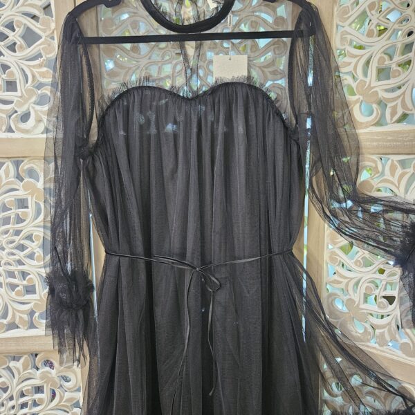 Robe courte noire en tulle Choklate – Image 15