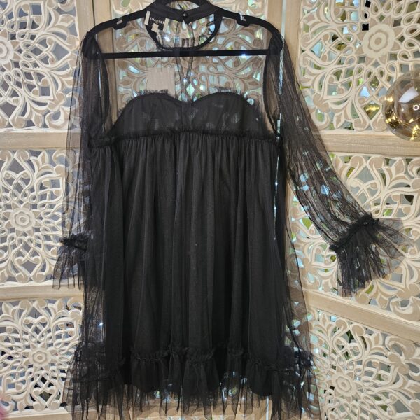 Robe courte noire en tulle Choklate – Image 16