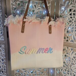 Sac cabas dégradé de couleur SUMMER - Rose