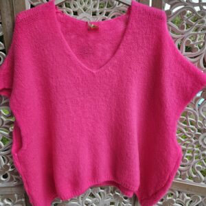 Pull sans manches oversize