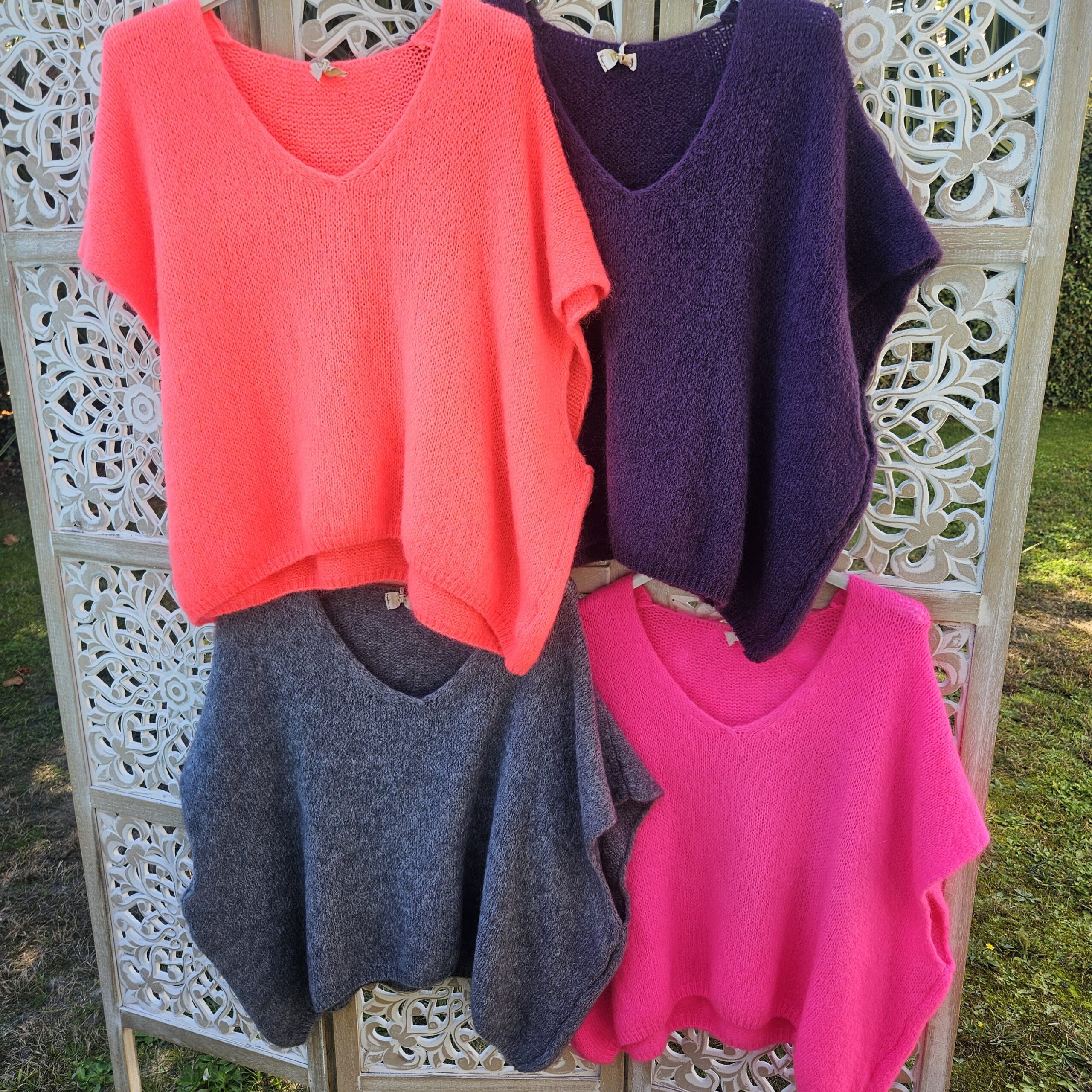 Pull sans manches oversize