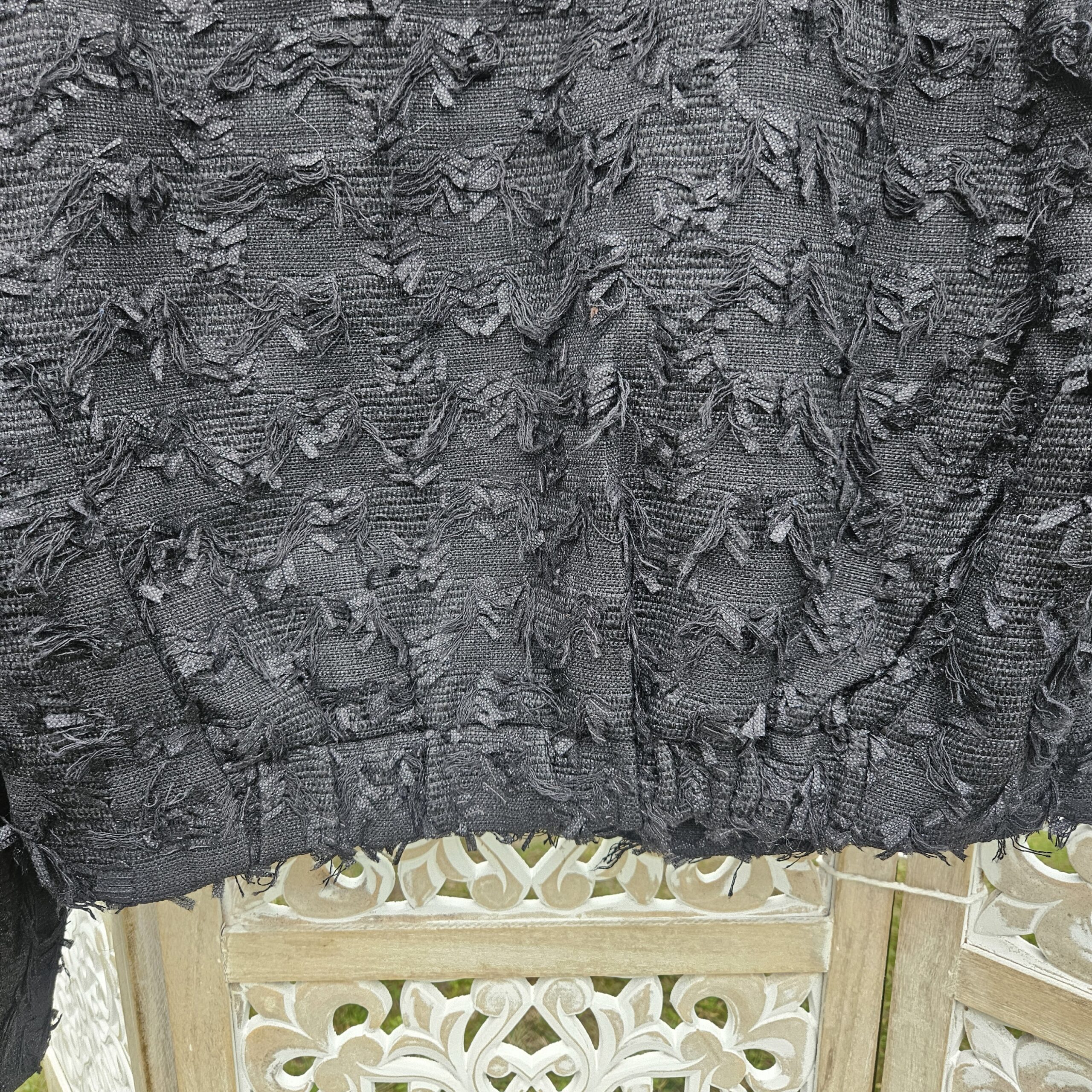 Veste courte noire en tweed – Image 21