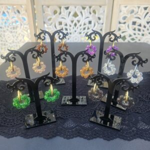 Créole simple fleur pailletée