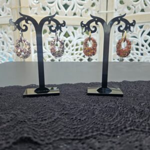 Créole simple ovale pailletée