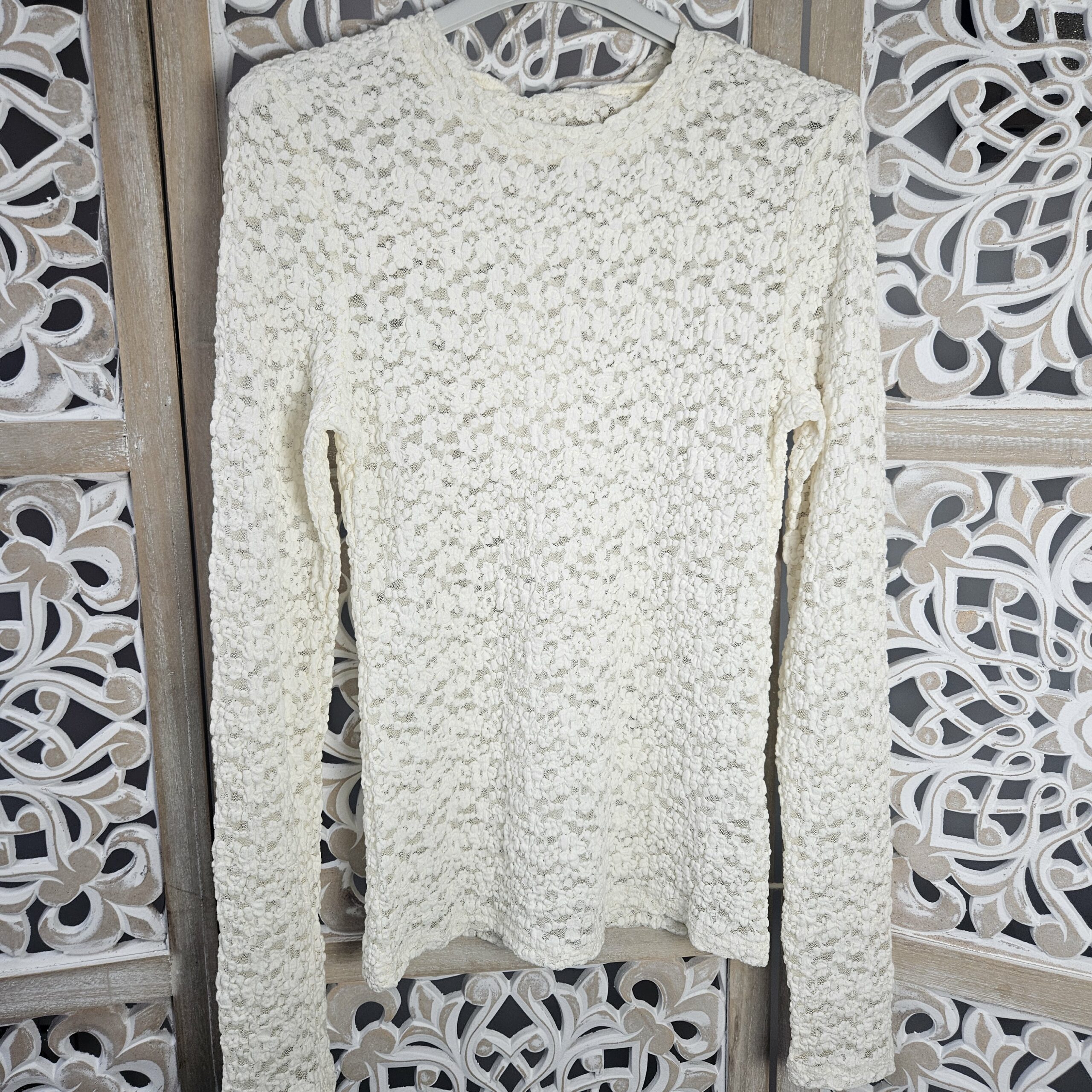 Mousseline en dentelle semi transparente Choklate â Image 27