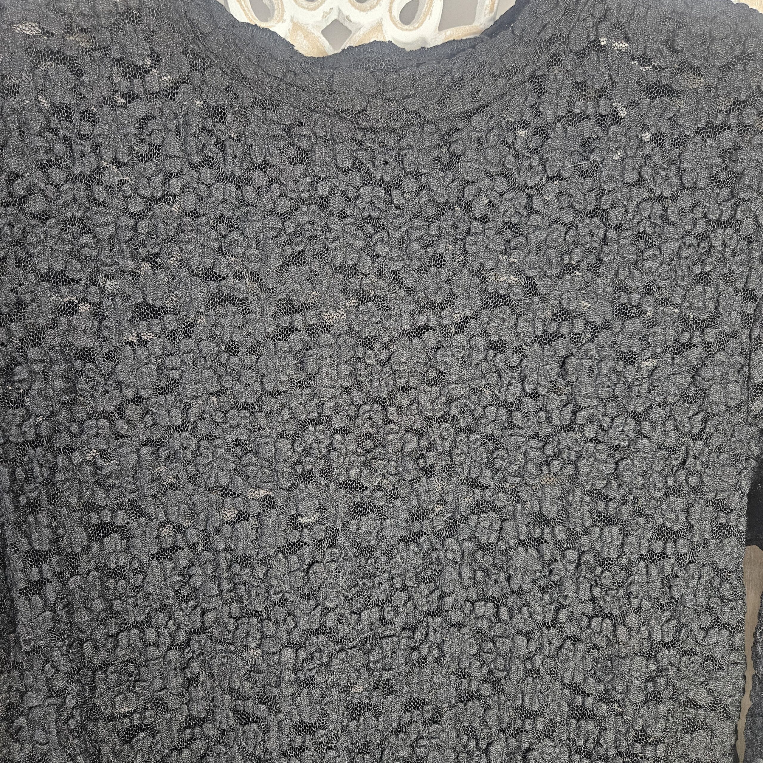 Mousseline en dentelle semi transparente Choklate â Image 32