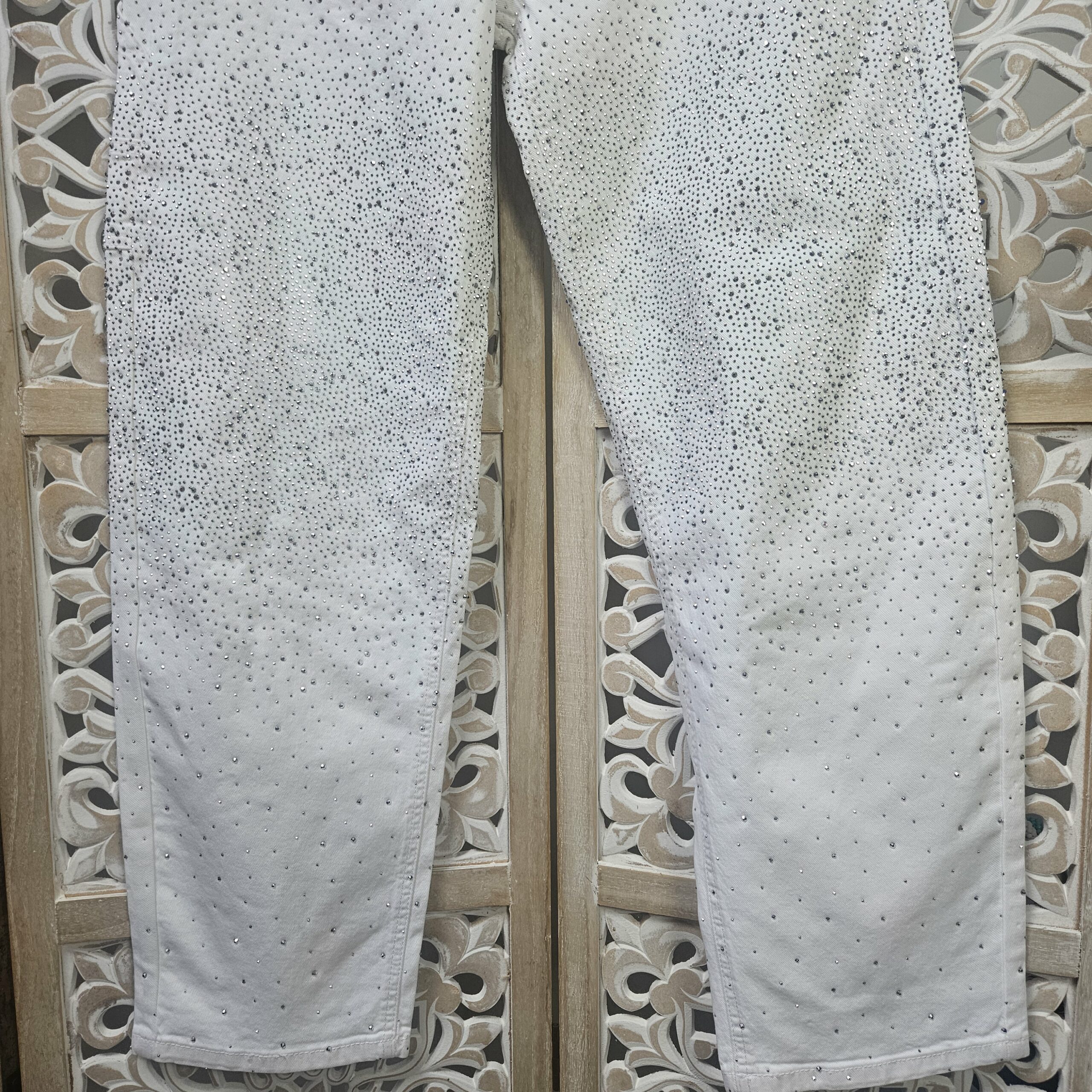 Jean blanc strass – Image 15