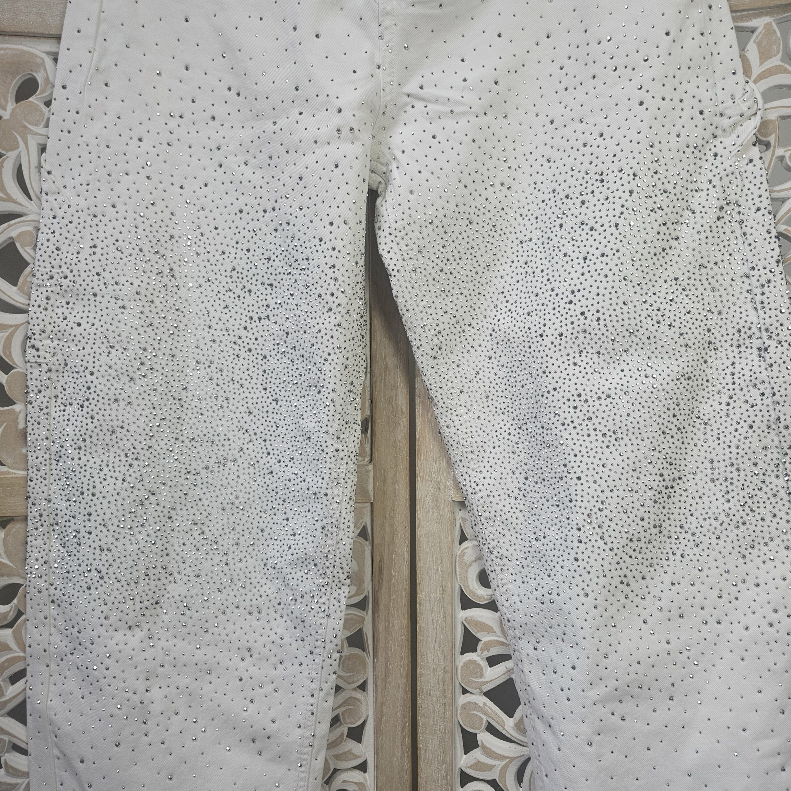 Jean blanc strass – Image 16