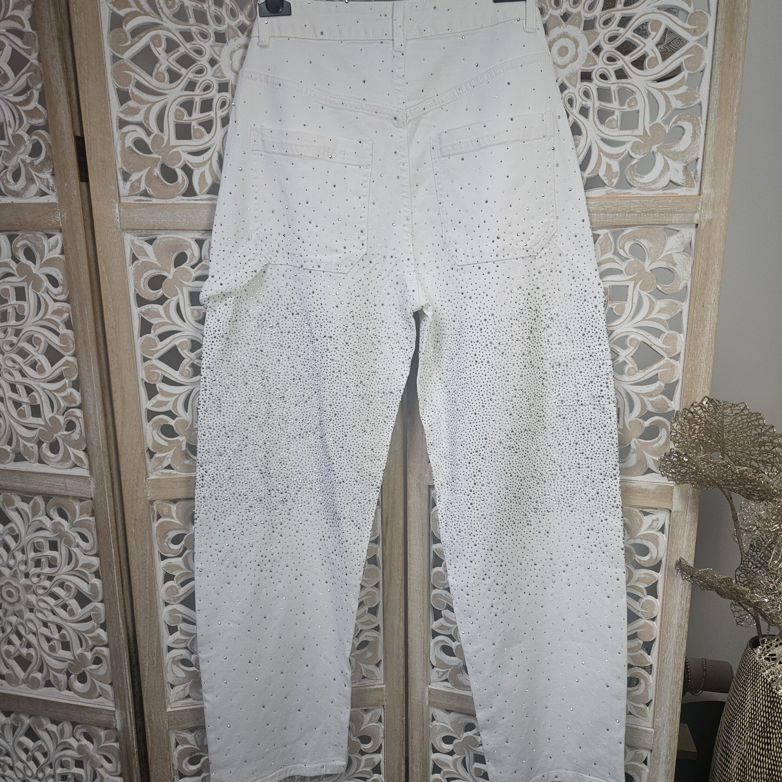 Jean blanc strass – Image 17