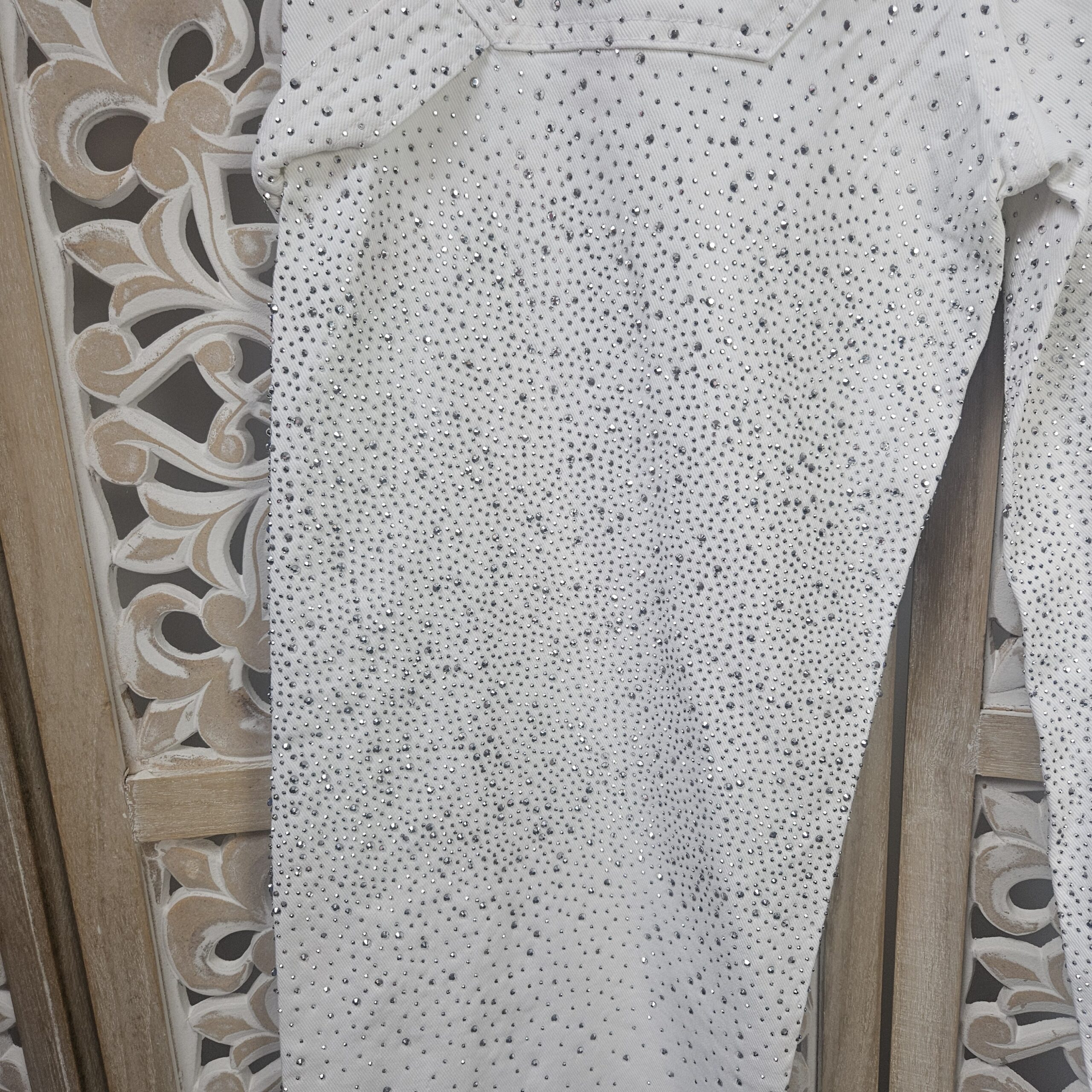 Jean blanc strass – Image 18