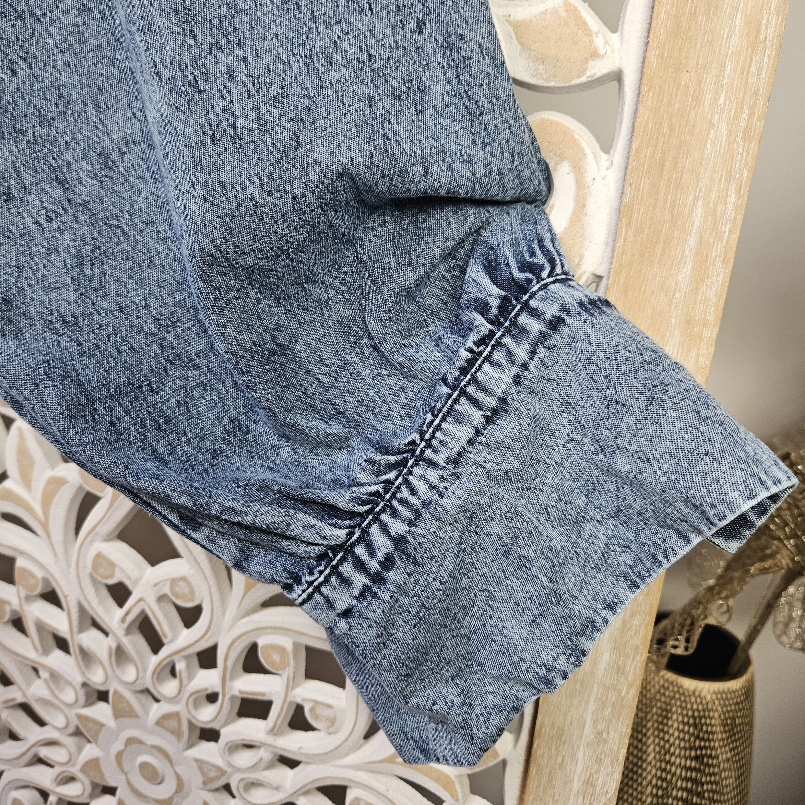 Chemise en Jean et Nœud – Image 6