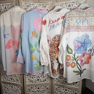 Chemise imprimée oversize