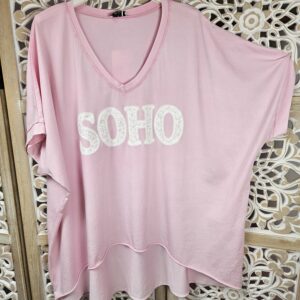 T shirt oversize SOHO dentelle
