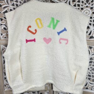 Gilet sans manches écru ICONIC