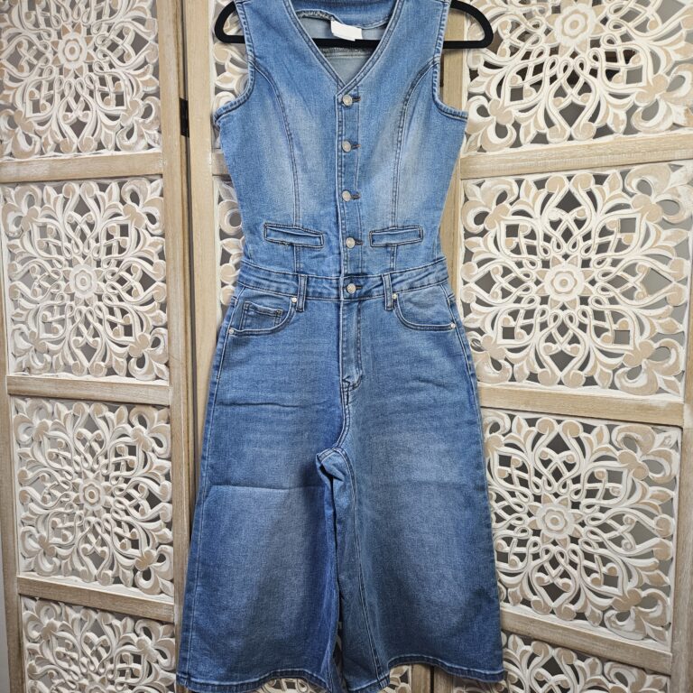 Combi bermuda en jean