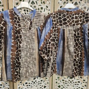Chemise blue jeans animal