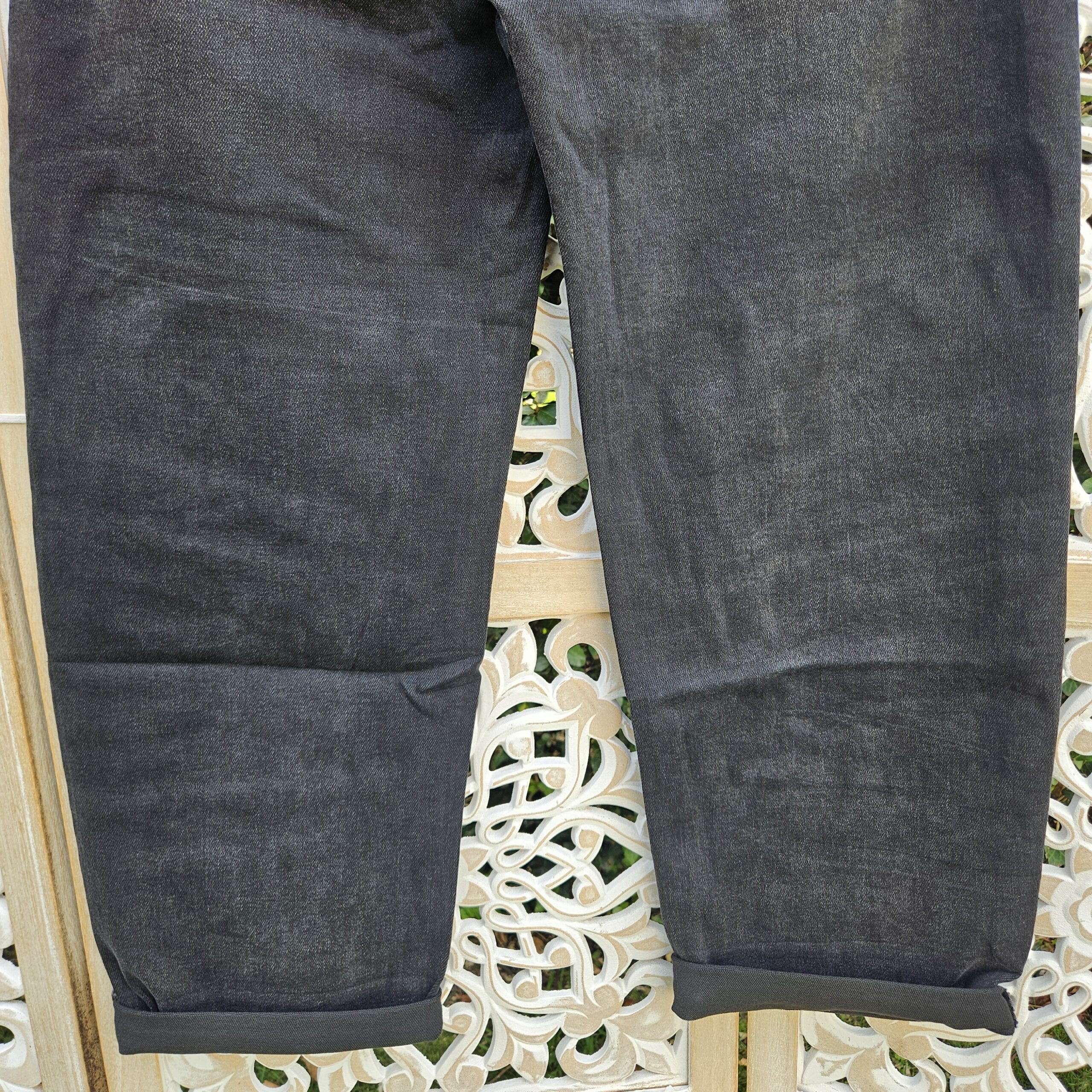 Jeans Mom noir délavé Pulpeuses – Image 8
