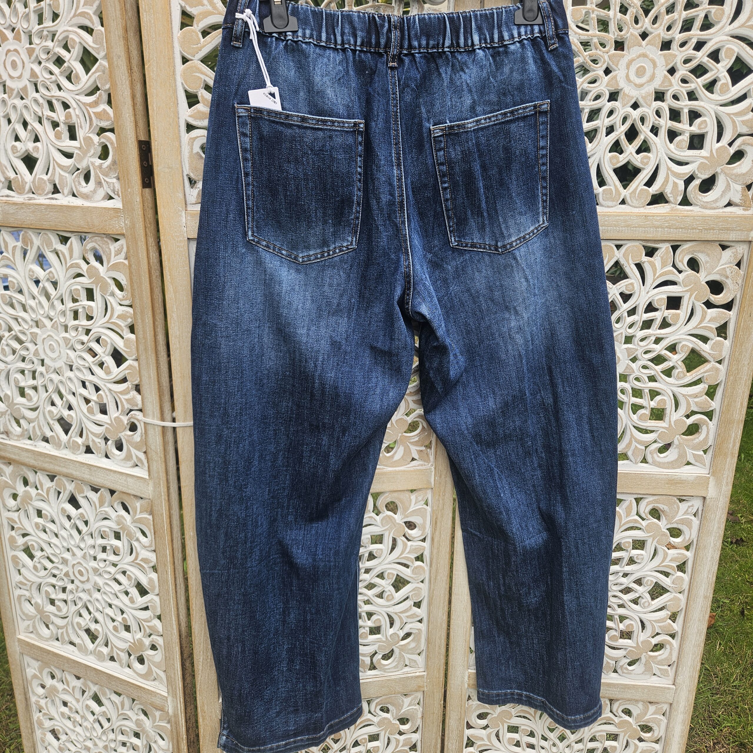 Jeans bleu drapé – Image 16